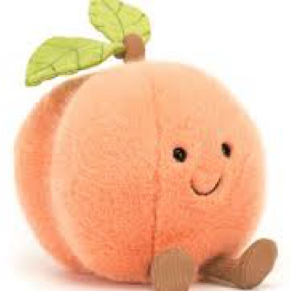 Jellycat Peach Stuffed Animal